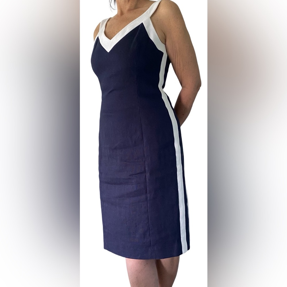 Ralph Lauren linen/cotton stunning dress , EUC, perfect condition, fits like a M